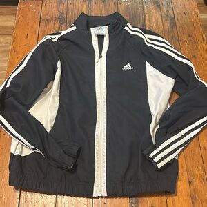Adidas Track Jacket Black and White